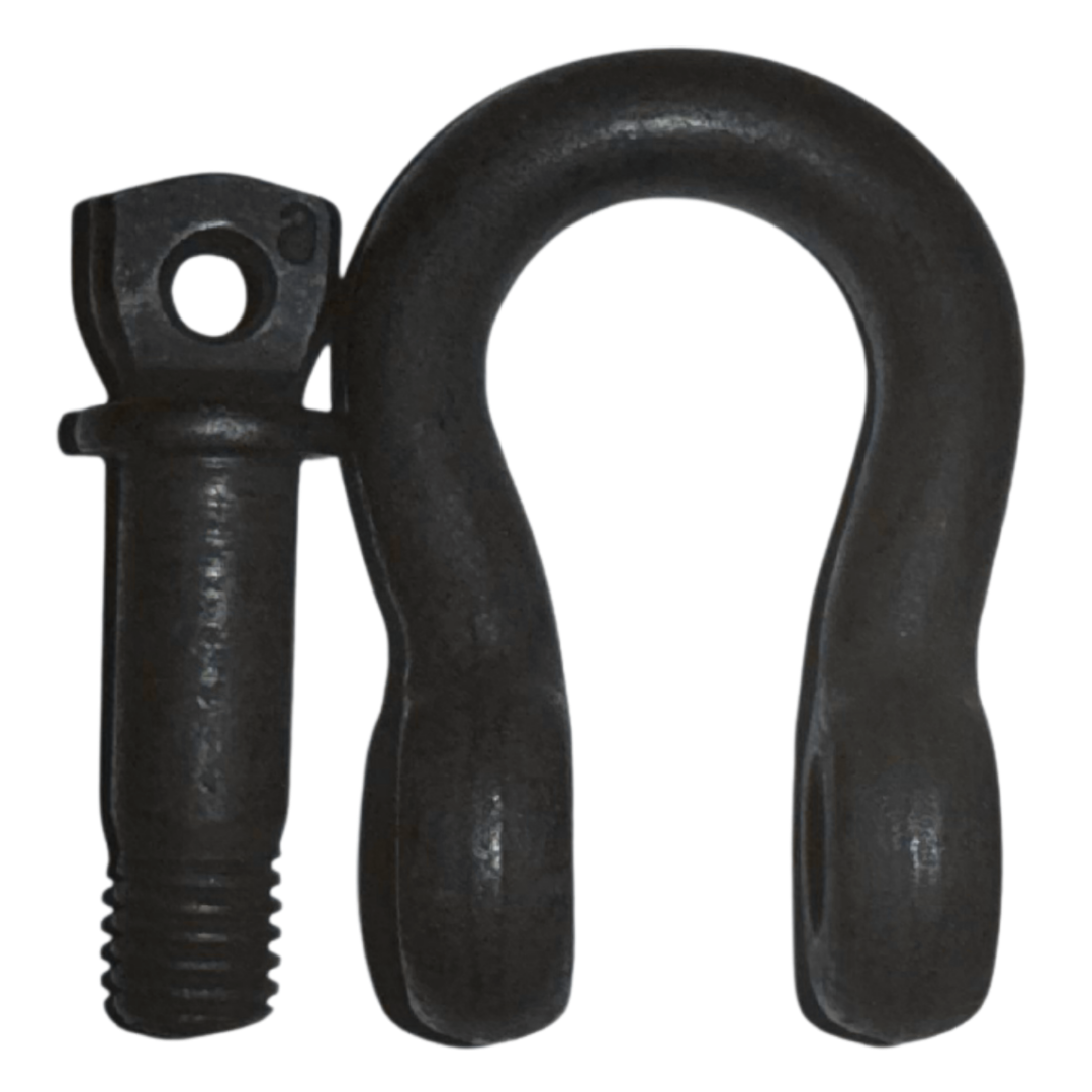 Green Pin Theatre Shackle SC black shackle showing screw thread detail - imagen 13