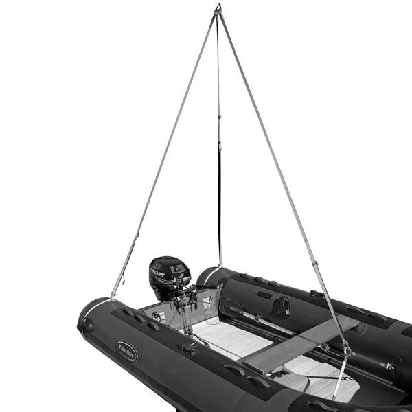 KONG Octopus three-point lifting system raising inflatable RIB boat - imagen 3