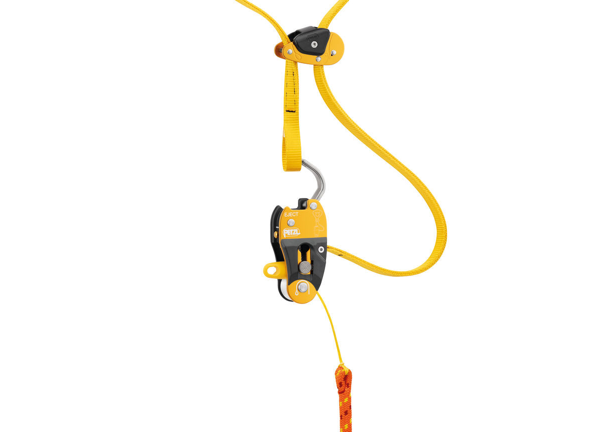 Protector de fricción ajustable Petzl Eject amarillo y negro (Modelo: G001AA00) - imagen 4