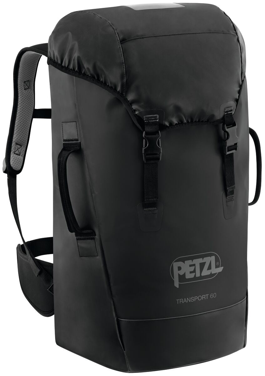 Mochila duradera Petzl Transport 60L negra para transportar equipo. - imagen 2