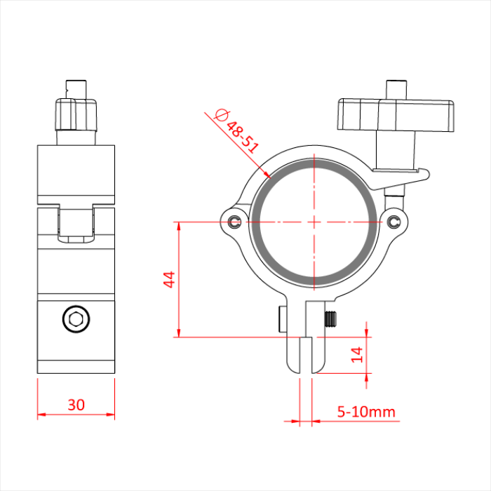 Doughty Super Lightweight Panel Clamp - imagen 3