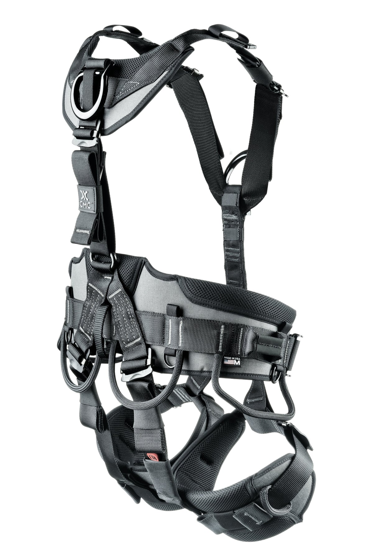 CMC ATOM Global Harness (now Byo Only, Non CE), full-body rope access harness with dorsal and sternal, detail view - imagen 3