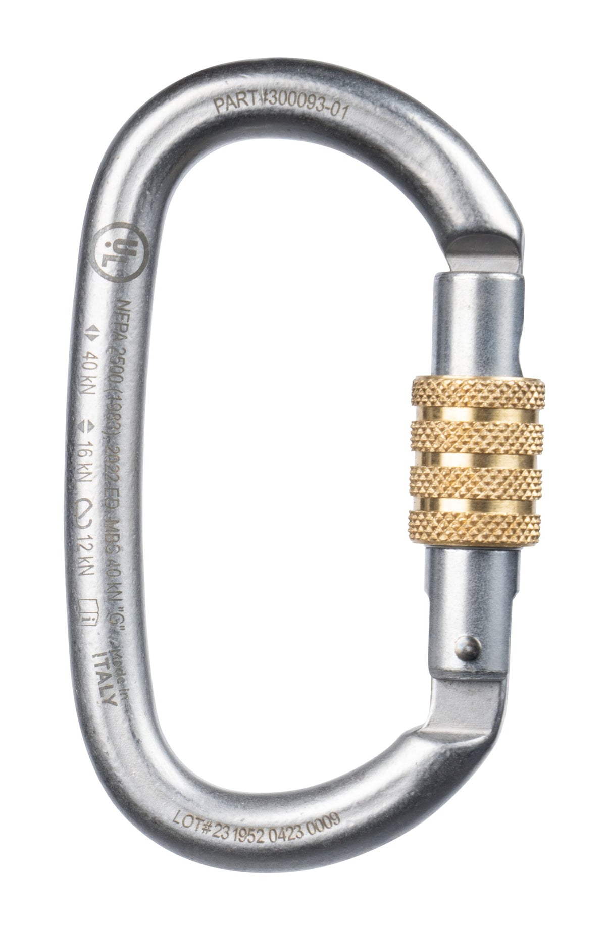 CMC Prosteel Carabiners, steel locking carabiner with high strength rating, SKU 300093, product view 12 - imagen 11