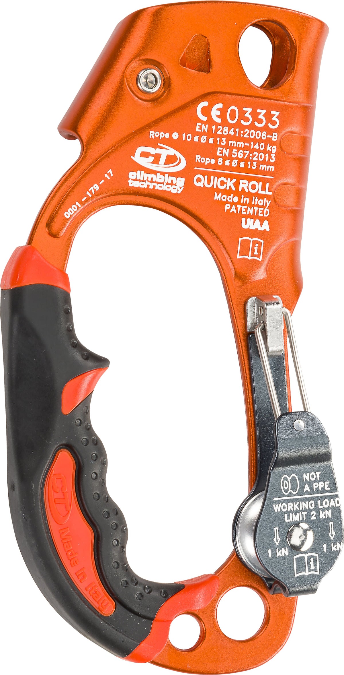 CMC Quick Roll Ascender, handled ascender with integrated pulley, SKU 343059, shown in use - imagen 7