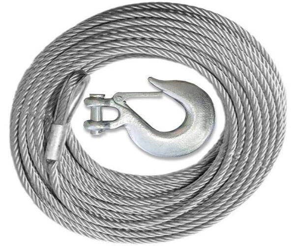 Cable de extensión 6X19 Fc con gancho y pestillo en un extremo Dedal en el otro extremo - imagen 2