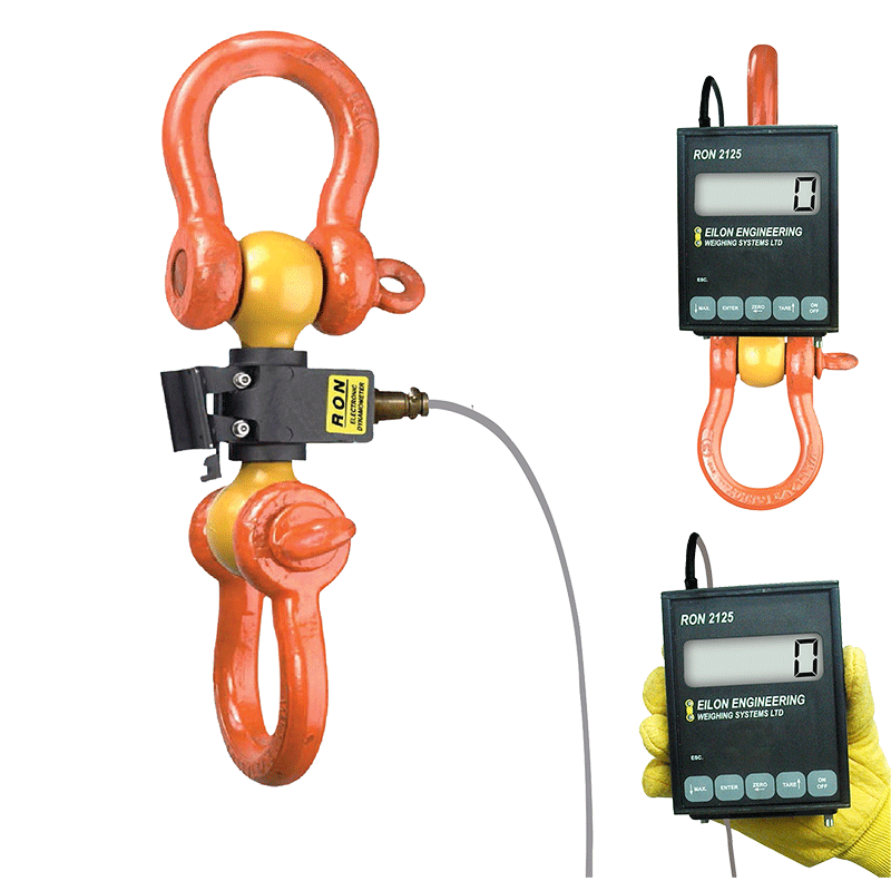 Eilon Engineering Ron Crane Scales™ Ron 2125 Wired Dynamometer with 1"/25mm Attachable Display– Ron Crane Scales™ Ron 2125 Wired Dynamometer with 1"/25mm Attachable Display – Now available at MTN Shop US. - imagen 2