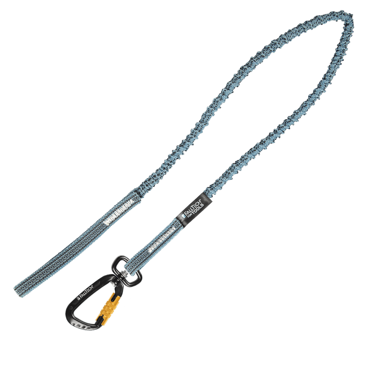 Tool Tether with Choke-on Web Loop and Aluminum Swivel Carabiner - imagen 2