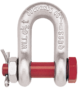 Crosby G-2150 Galvanized Bolt Type Chain Shackles– – Now available at MTN Shop US.