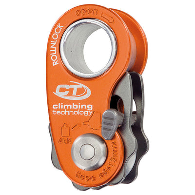 PMI Climbing Technology RollNLock Pulley – Climbing Technology’s RollNLock pulley is an ultra-light pulley/rope clamp that is ideal for work use, rope climbing maneuvers, rescue, and rescue situations. – Now available at MTN Shop US.