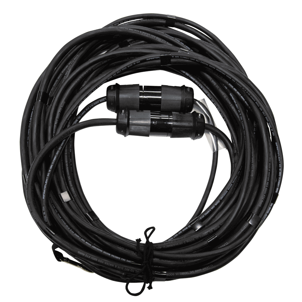 Mountain Productions Dual Twist Motor Cable 14/3 & 16/4 (Single Phase)– 14/3 & 16/4 Motor Cables with Dual Twist Connectors for electric chain hoist power and control. Order lengths from 5' to 200'. Best motor cables for CM Lodestars – Now available at MTN Shop US. - imagen 2