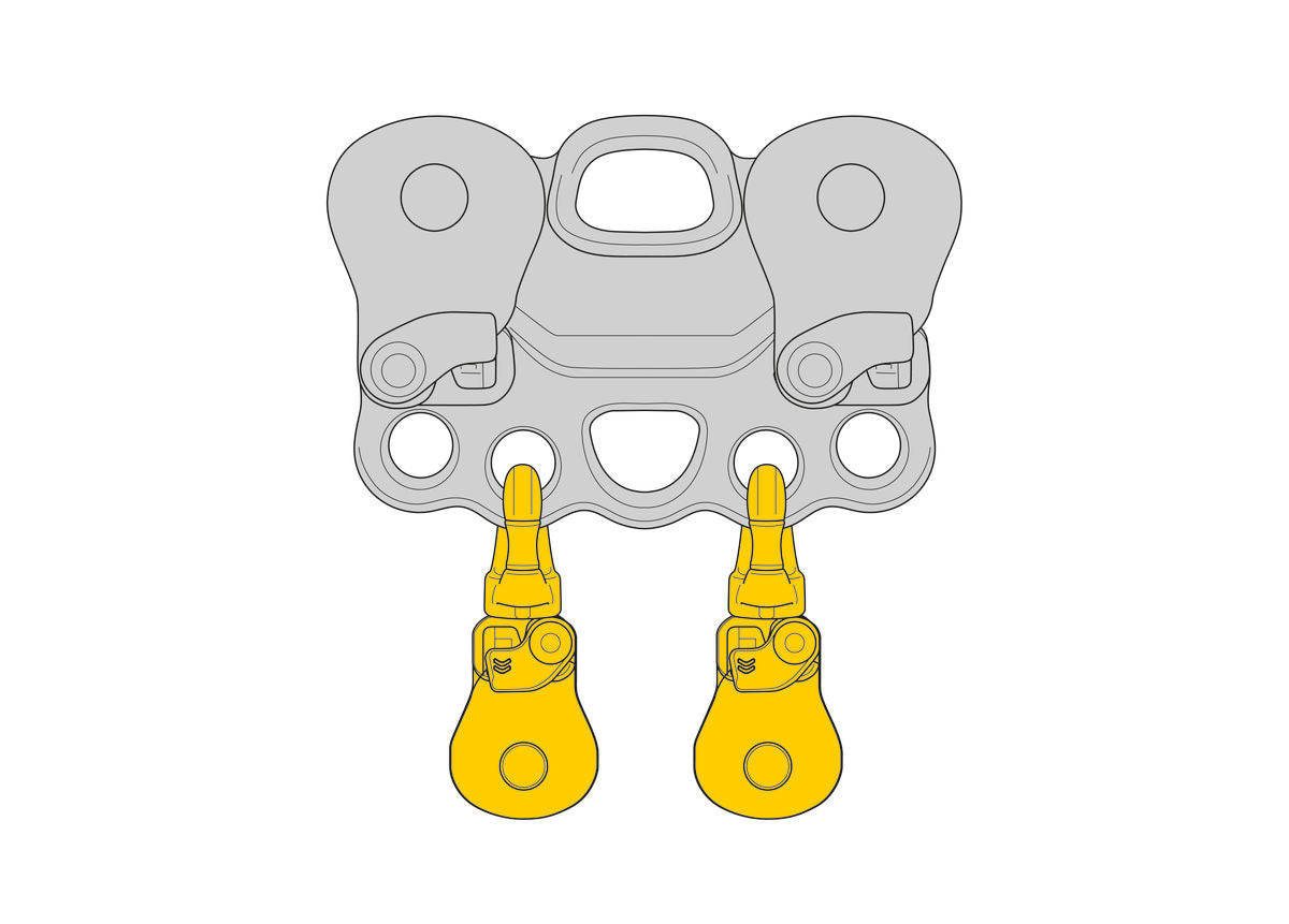 Petzl Spin S1 Open Pulley with Gated Swivel – he Petz spin S1 open pulley is a highly efficient and compact single pulley with a gated swivel. The S1 has been engineered for maximum simplicity when setting up a haul or load deviation and can be opened even when attached to an anchor. The pulley is compact and lightweight which makes it an excellent tool for technical rescues and work with tensioned highlines. The smooth sheave has sealed balled bearings and is very efficient. The swivel makes it simple to o - imagen 5