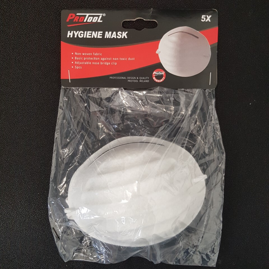 Máscara MTN ProTool *En existencia AHORA*: la máscara de higiene ProTool brinda protección básica contra la inhalación de polvo no tóxico. Fabricada con tela no tejida, esta mascarilla se adapta a todos gracias a su clip ajustable para el puente nasal. – Ahora disponible en MTN Shop US. - imagen 2