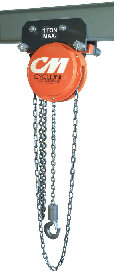 CM Cyclone Army Style Trolley Hoist– – Now available at MTN Shop US.