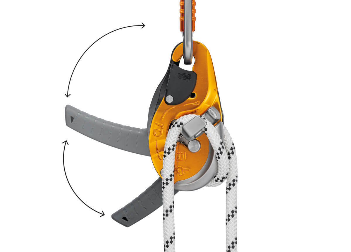 Petzl I’D® EVAC Descender/Belay Device - Anti-Panic Function - imagen 4