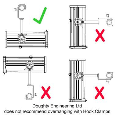 Doughty Hook Clamp (Steel) Specifications - Fits 2.4''-3'' Tube - MTN Shop - imagen 2