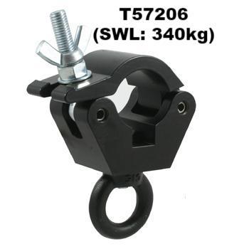 1.9''-2'' Diameter Doughty Eye Clamp (SWL: 750lbs; Black) - MTN Shop - imagen 2