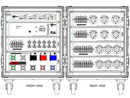 Motion Labs rolling rack PDU with front power meter, 5 wire cam input and thru, and breakered outputs in a shock-mounted ATA case - imagen 7