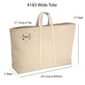 Steele Canvas Basket Corp Natural Canvas Tote Bag - Wide 5"– – Now available at MTN Shop US.