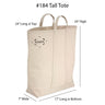 Steele Canvas Basket Corp Natural Canvas Tote Bag - Tall 5"– – Now available at MTN Shop US.