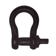 Green Pin Theatre Shackle SC black bow shackle with screw pin, small size - imagen 2