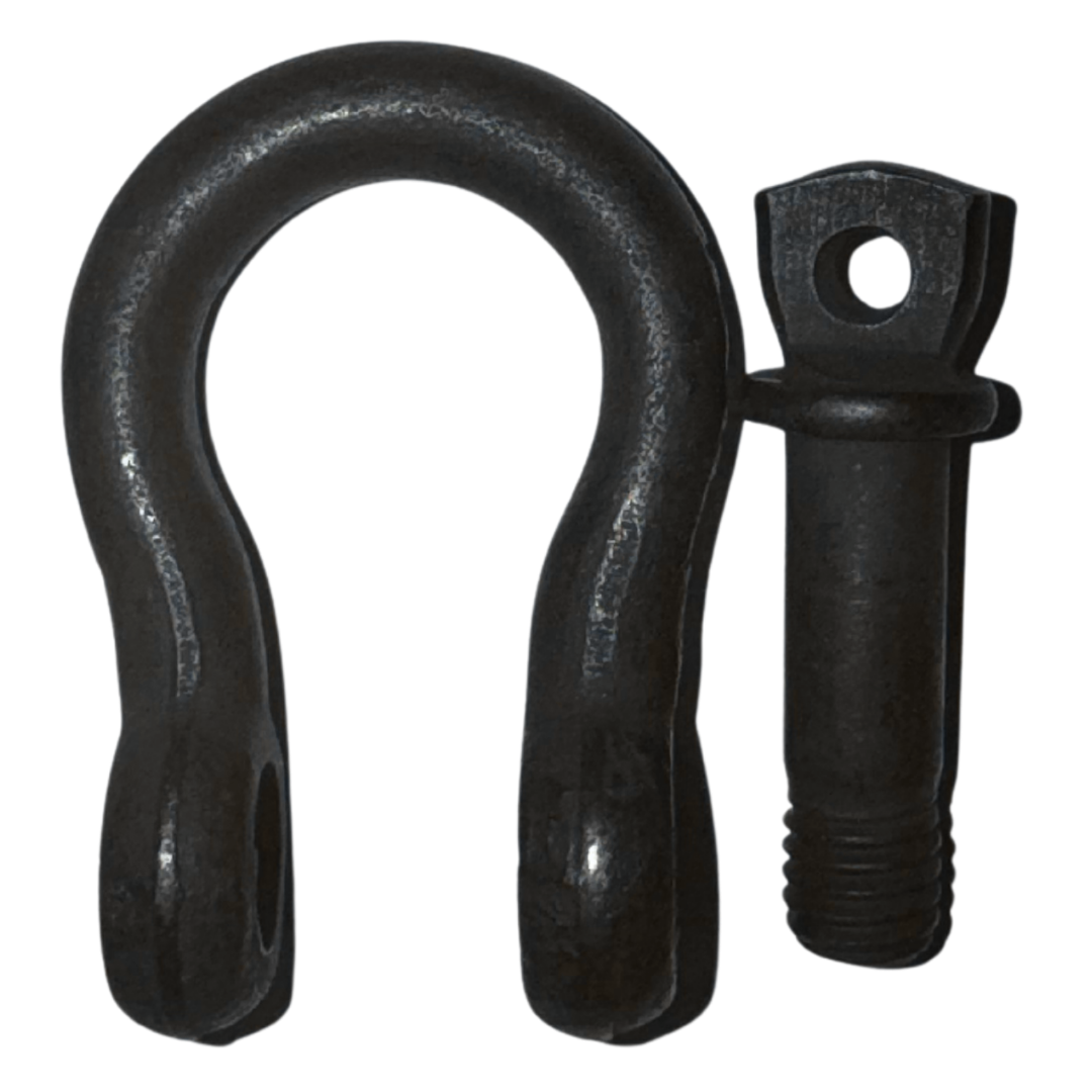 Green Pin Theatre Shackle SC bow shackle showing recessed chamber in eye - imagen 6
