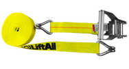 Lift All Load Hugger® U-Hook Ratchet Tiedown, 2” Webbing, 10,000LB WLL