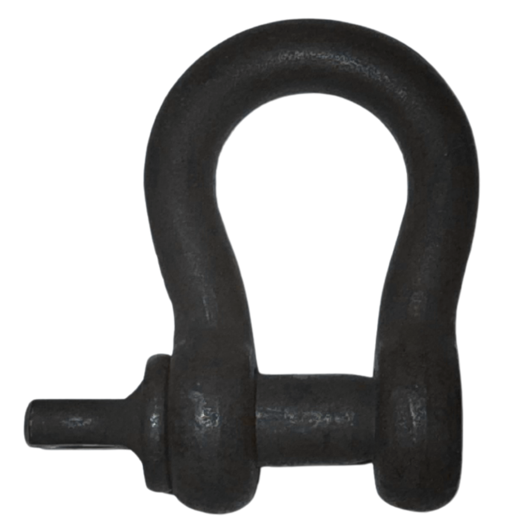 Green Pin Theatre Shackle SC matte black finish detail, side profile - imagen 9