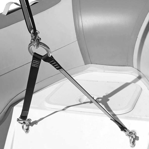 KONG Octopus inside leg sling attachment configuration on RIB - imagen 6