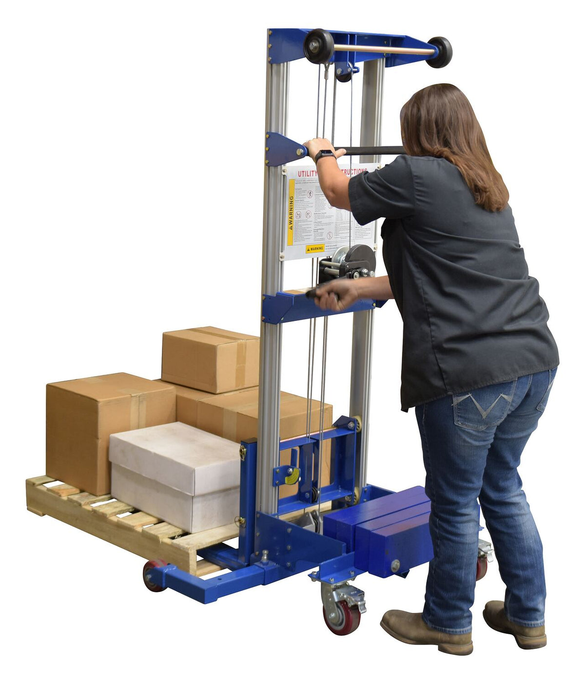 Vestil Manufacturing Corp Hand Winch Lift Trucks– – Now available at MTN Shop US. - imagen 2