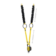 Petzl ABSORBICA-Y TIE-BACK Lanyard – The Petzl ABSORBICA-Y TIE-BACK is a Double Lanyard with integrated intermediate tie-back rings and a compact energy absorber. Designed for vertical progression on very large structures. Available with or without Connectors. Shop now. – Now available at MTN Shop US. - imagen 7