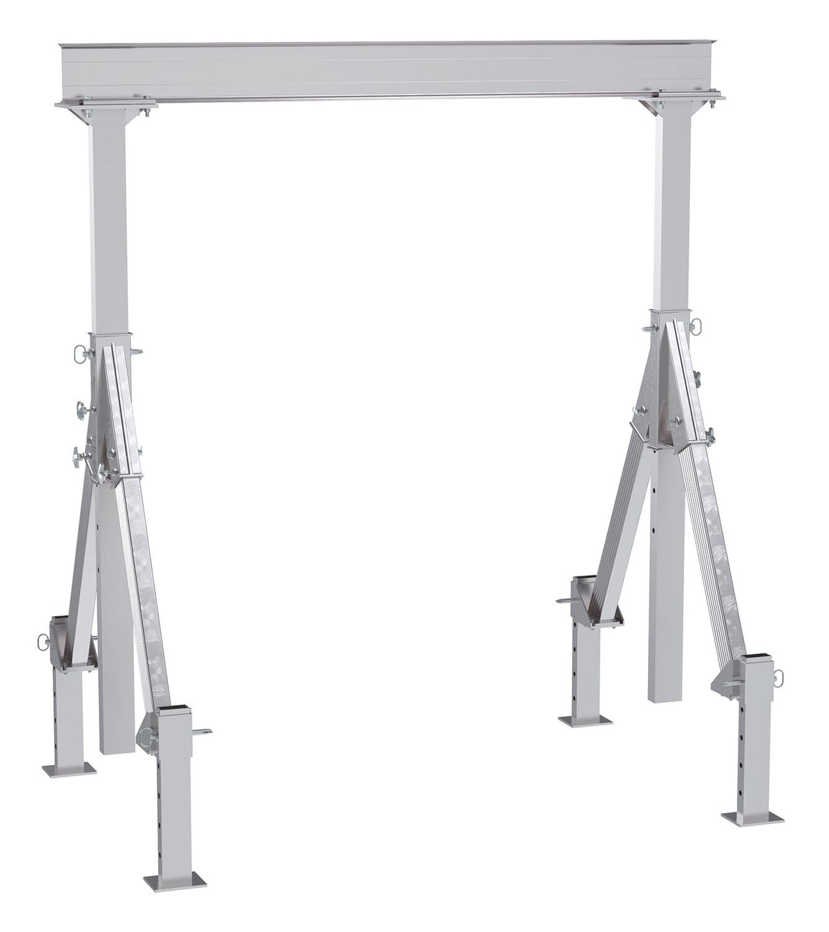 Grúas pórtico de aluminio de altura ajustable de Vestil Manufacturing Corp con opción de nivelación ajustable: ahora disponibles en MTN Shop US. - imagen 4