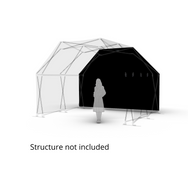Konligo 3D visualization of the Arko470 event structure with outside black backdrop (structure not included), now available on MTN SHOP US. - imagen 2