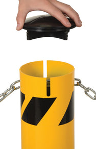 Vestil Manufacturing Corp Steel Pipe Bollard with Chain Slots– – Now available at MTN Shop US. - imagen 3