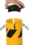 Vestil Manufacturing Corp Steel Pipe Bollard with Chain Slots– – Now available at MTN Shop US.