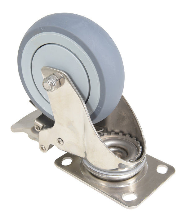 Vestil Manufacturing Corp TPR(Thermoplastic Rubber) On Stainless Steel Casters– – Now available at MTN Shop US.