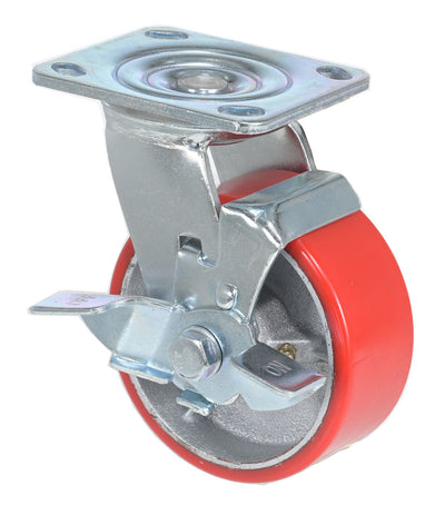 Vestil Manufacturing Corp Polyurethane Casters (Red Tread)– – Now available at MTN Shop US.