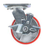 Vestil Manufacturing Corp Polyurethane Casters (Red Tread)– – Now available at MTN Shop US. - imagen 2