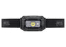 Compact Petzl Aria 1 RGB headlamp with multi-color lighting.