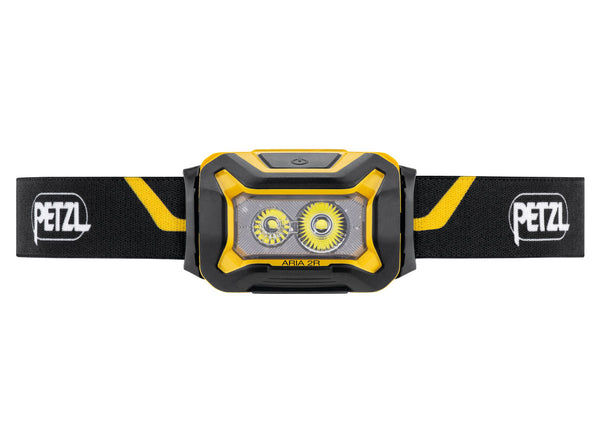 Compact rechargeable Petzl Aria 2R headlamp