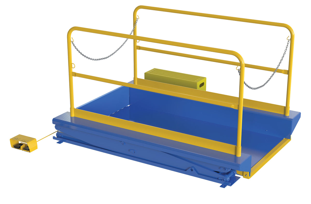 Vestil Manufacturing Corp Ground Lift Scissor Tables with Handrails– – Now available at MTN Shop US. - imagen 2