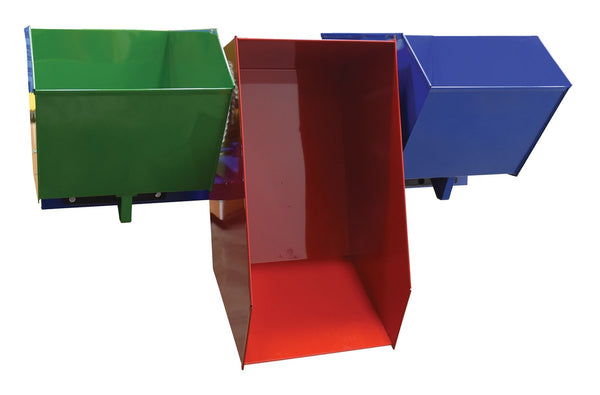Vestil Manufacturing Corp Triple-Bin Recycling Hopper– – Now available at MTN Shop US.