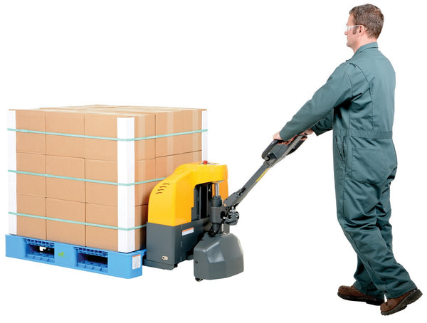 Vestil Manufacturing Corp Semi-Electric Pallet Truck– – Now available at MTN Shop US.