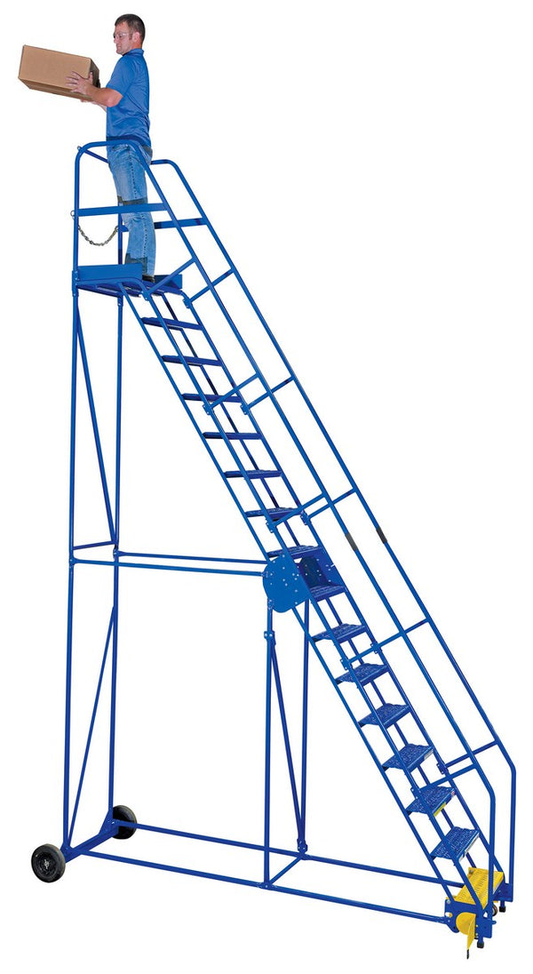 Vestil Manufacturing Corp Rolling Warehouse Ladders (12-16 Step)– – Now available at MTN Shop US.