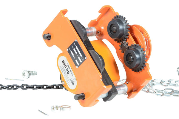 Vestil Manufacturing Corp Low Headroom Combination Chain Hoist/Trolley– – Now available at MTN Shop US.