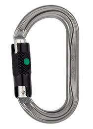 Mosquetón Petzl OK ovalado de aluminio con sistema BALL-LOCK, diseñado para una carga óptima de dispositivos de sección ancha. - imagen 3