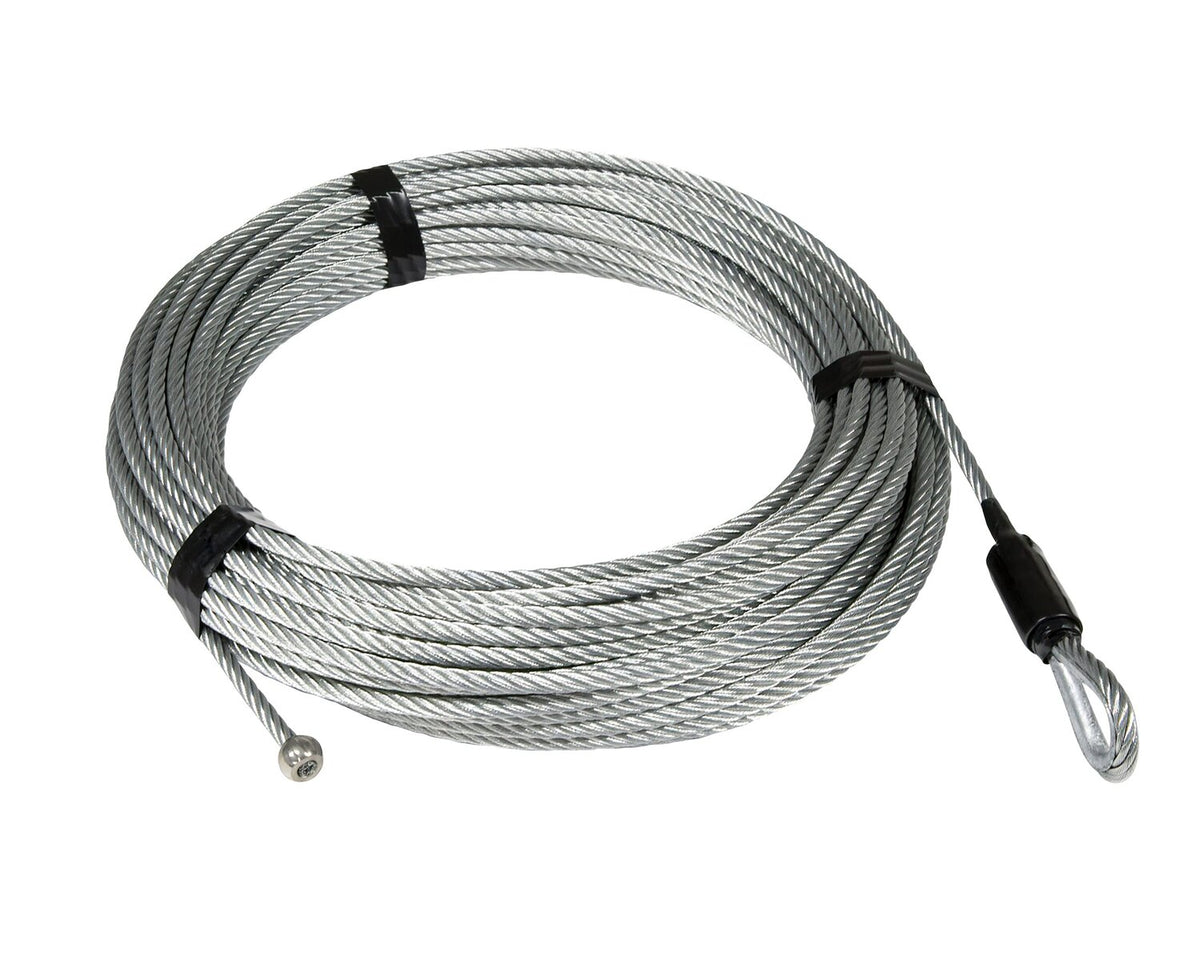 Wire Rope Replacement for OBH
Replacement 98 ft galvanized wire rope for 1000 lb Electric Builder’s Hoist - imagen 2