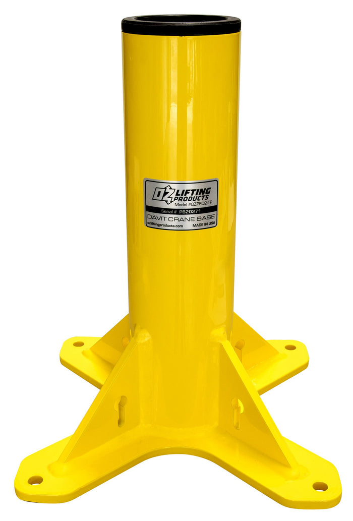 OZ Lifting Pedestal Base for Davit Crane