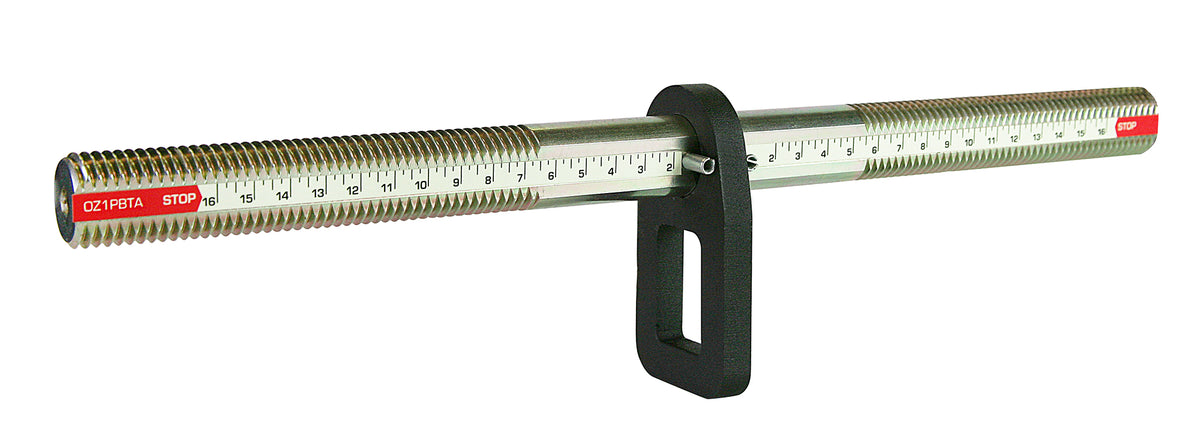 OZ Lifting USA Push Beam Trolley OZ1 OZ1PBTA-16ROD/BAIL - imagen 2