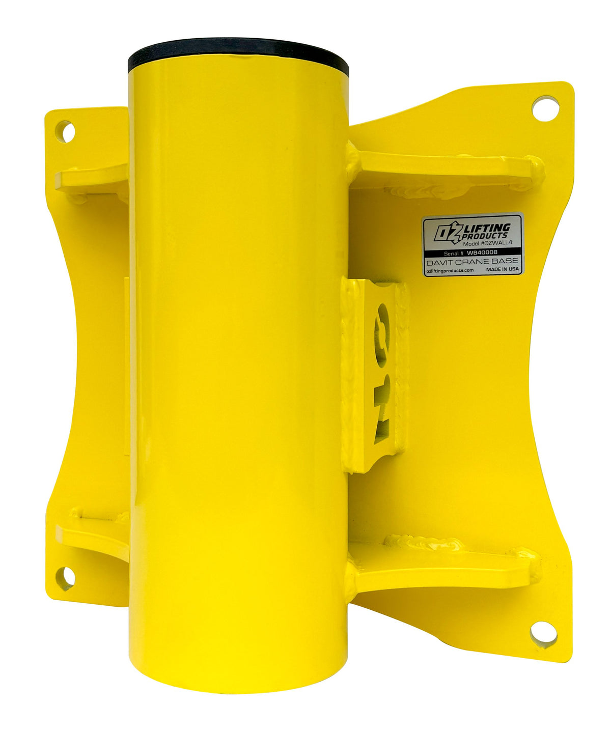 OZ Lifting Wall Mount Base for Davit Crane OZWALL4
 - imagen 3