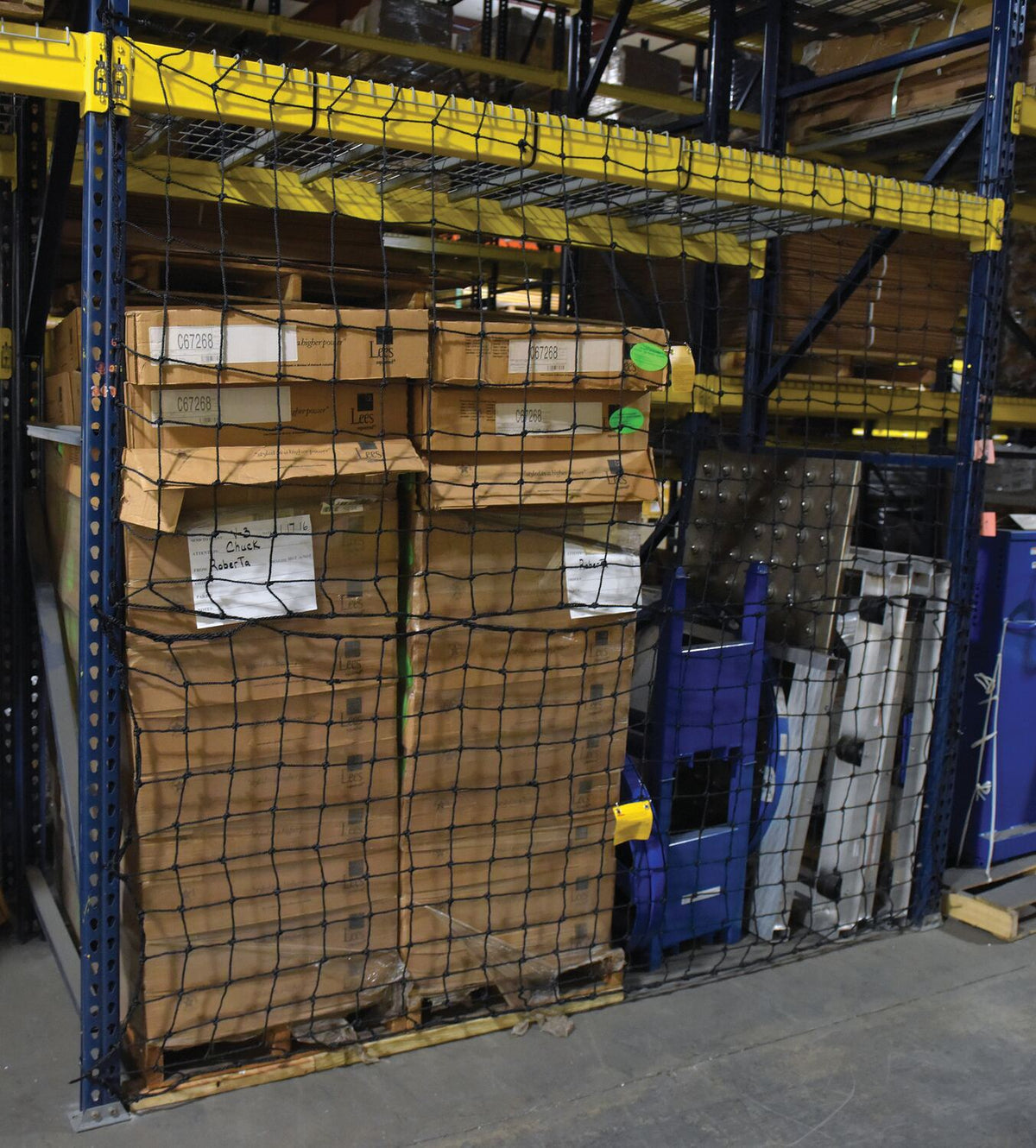 Vestil Manufacturing Corp Nylon Pallet Rack Netting– – Now available at MTN Shop US. - imagen 4